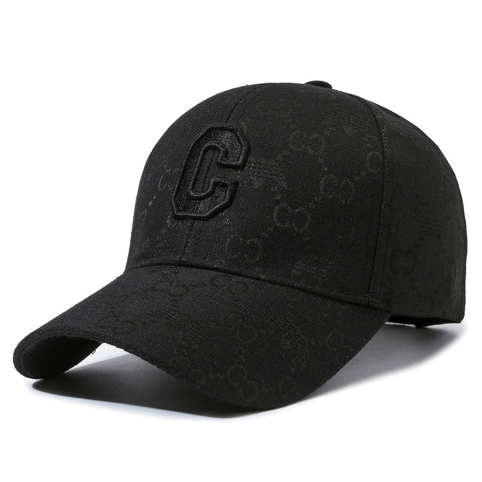 Wholesale Baseball cap with sun protection and embroidery, fashionable and versatile outdoor duckbill cap