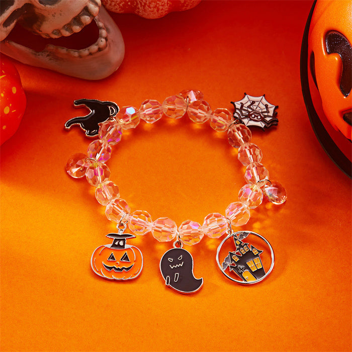 Wholesale  Acrylic Bracelet Set  Bracelet Cartoon Ghost Pumpkin Bracelet Horror Dress up Accessories