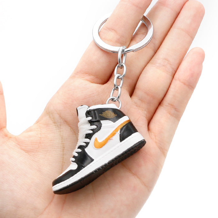 Wholesale PVC Mini Basketball Shoe Keychain JDC-KC-QLPing008