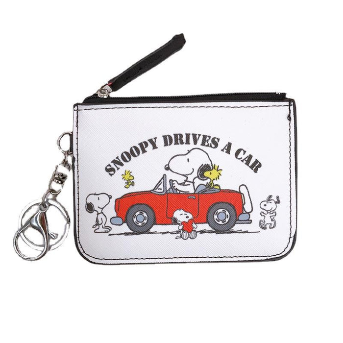 Wholesale PU Cartoon Printing with Key Ring Card Holder Coin Purse JDC-WT-YaLL020