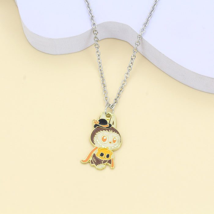 Wholesale Cartoon cute necklace alloy exquisite collarbone chain