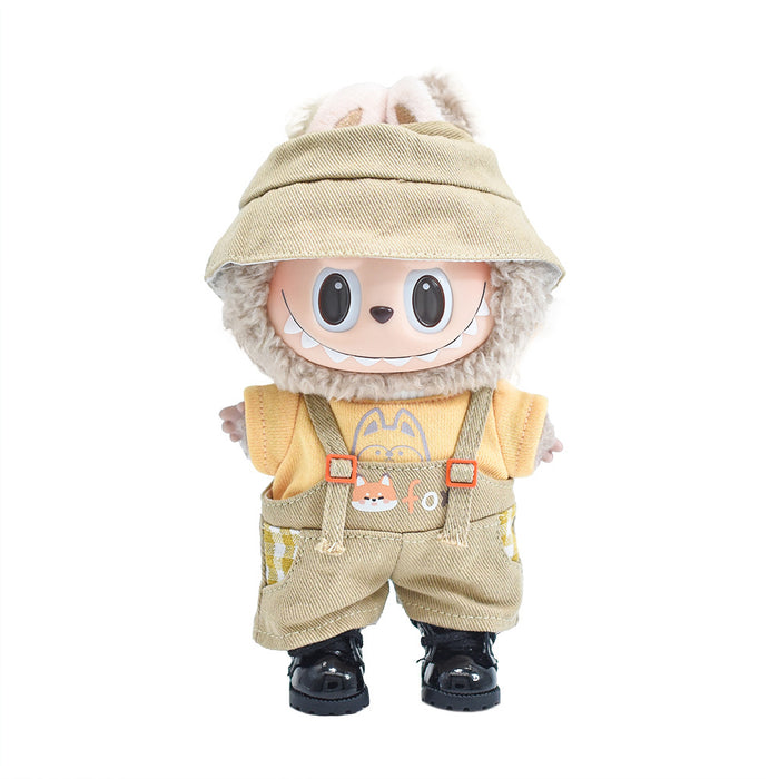 Wholesale Clothes suit Vinyl Face Rab Cloth Doll Clothes Change