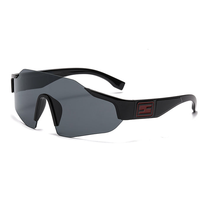 Wholesale One-piece Frameless PC Sunglasses JDC-SG-HNB010