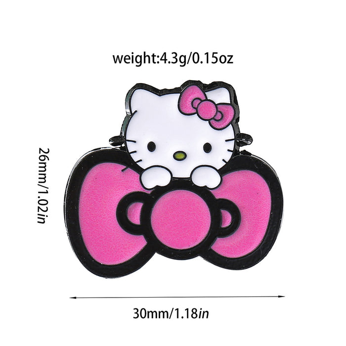 Wholesale Cartoon Cat Brooch Metal Badge Pirate Design Pin Everyday Jewelry Accessory