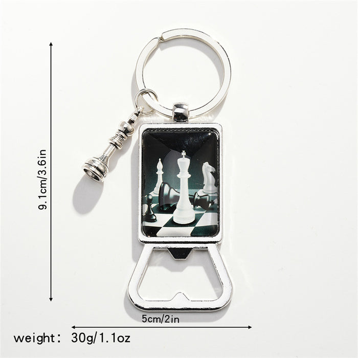 Wholesale Chess Alloy Keychain JDC-KC-HuiWen007