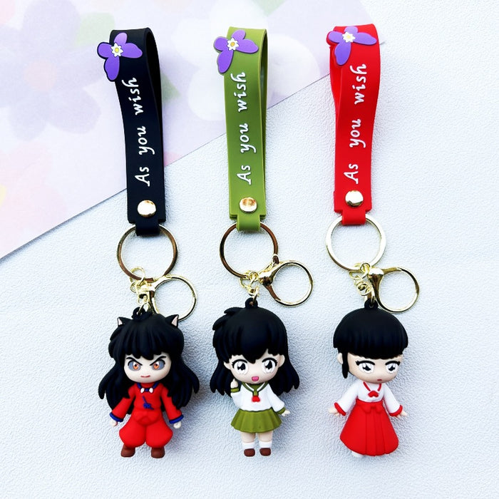 Wholesale PVC Cartoon Doll Keychain JDC-KC-WuYi153