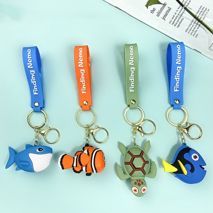 Wholesale Creative Cartoon Cute PVC Keychains JDC-KC-JinB009