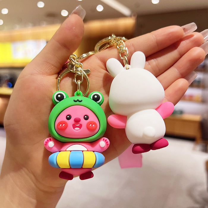 Wholesale Cartoon Doll Silicone Keychain JDC-KC-JuJi007