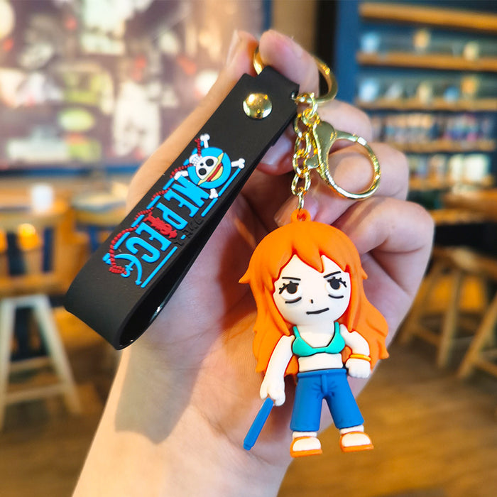 Wholesale Cartoon Silicone Doll Keychain JDC-KC-Tingm201