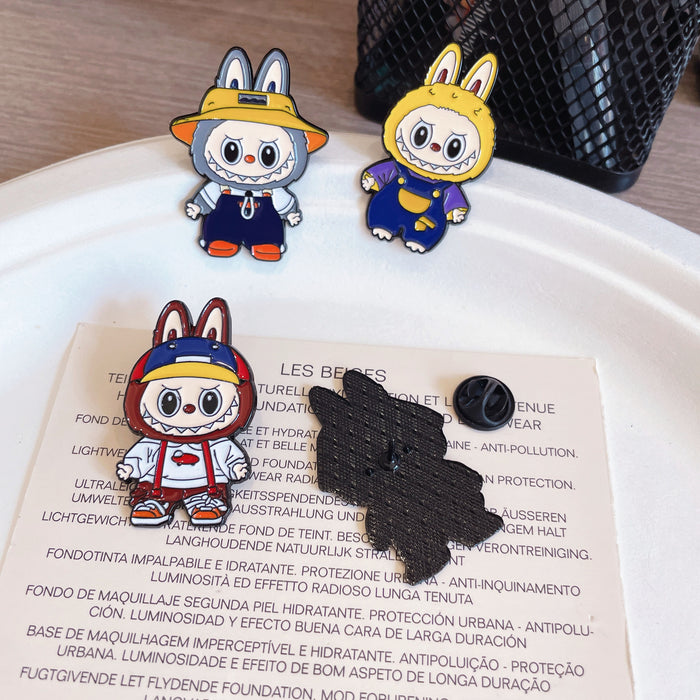 Wholesale Brooch Cute Forest Elf Metal Badge Cartoon Clothes Bag Accessories