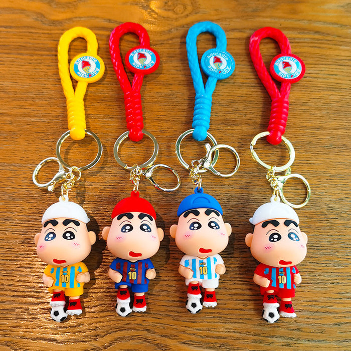 Wholesale Rubber Cartoon Doll Keychain JDC-KC-Tingm185