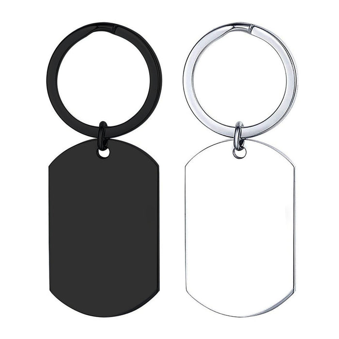 Wholesale Stainless steel keychain customized military brand metal bookmark