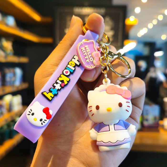 Wholesale Cartoon Doll Silicone Keychain JDC-KC-Tingm259