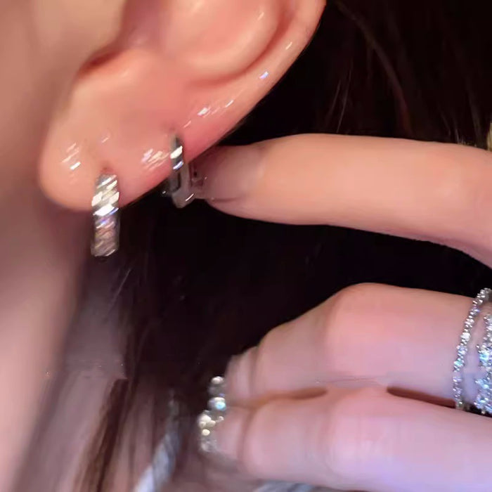 Wholesale Four piece earring set with circular earrings