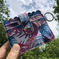 Wholesale PU Card Holder Keychain JDC-KC-Maol016