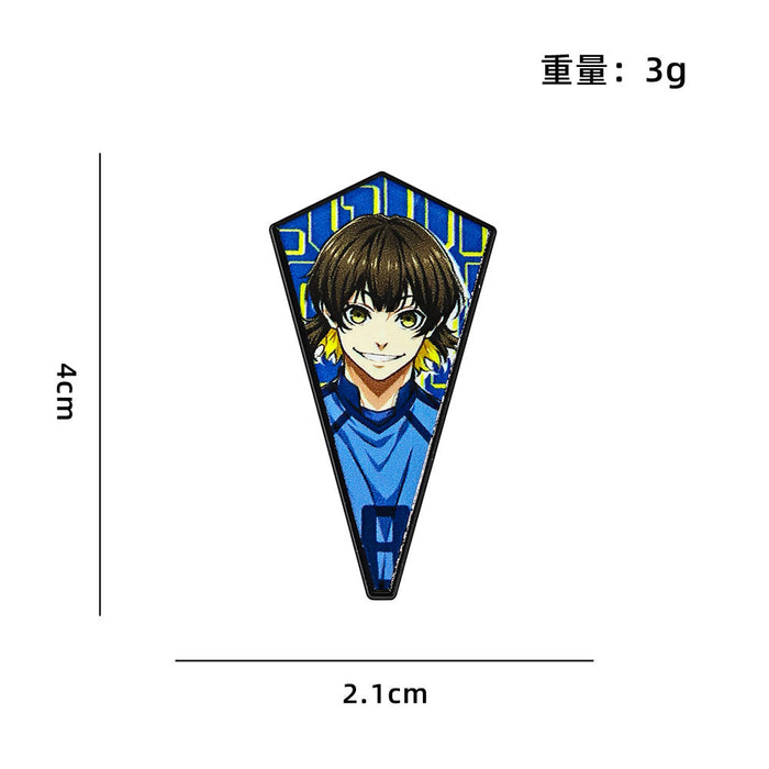 Wholesale Anime Printed Metal Brooch Pin Fashion Accessory For Backpacks And Clothing Anime Fan Gift