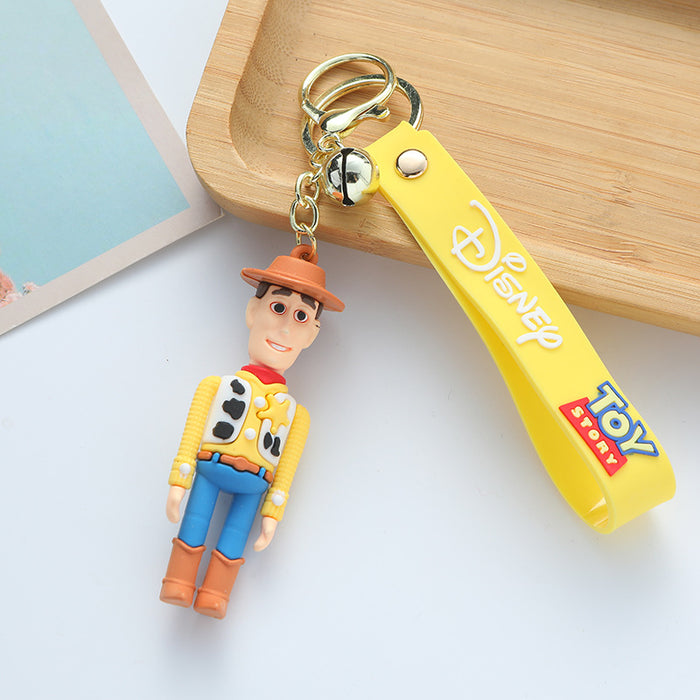 Wholesale  Cartoon  Keychain Pendant Soft Plastic Car Bag Pendant