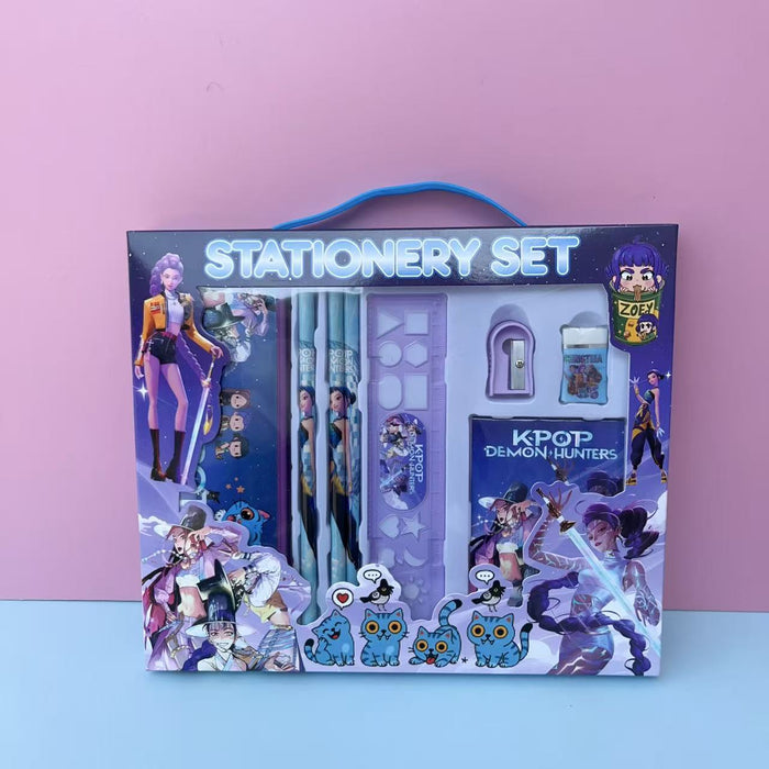 Wholesale  6 Piece Stationery Gift Set For Students Chic Kpop Office Decor Boutique Resale