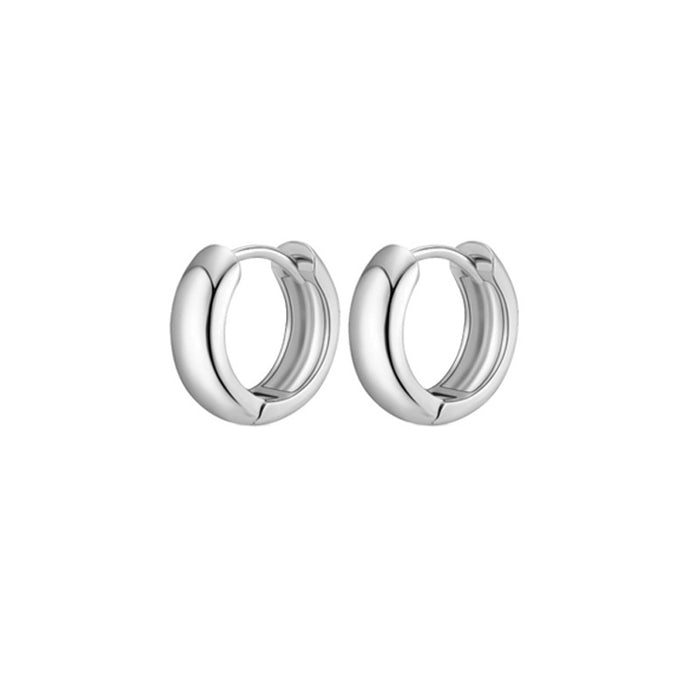 Wholesale Copper plated real gold exaggerated earrings with a high-end feel, trendy geometric earrings, and simple design