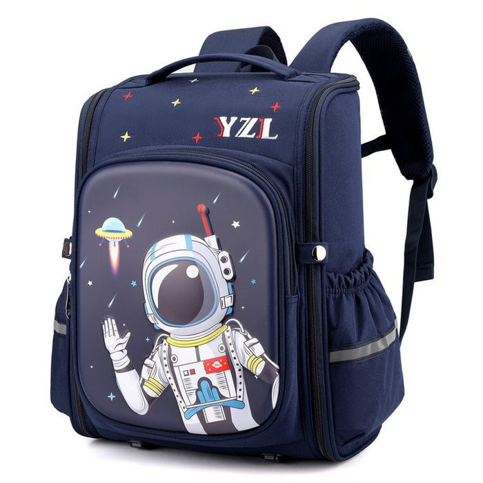 Wholesale Oxford Cloth Lightweight Burden-reducing Spine-protecting Large-capacity Children's Backpack JDC-BP-YuanDuo093