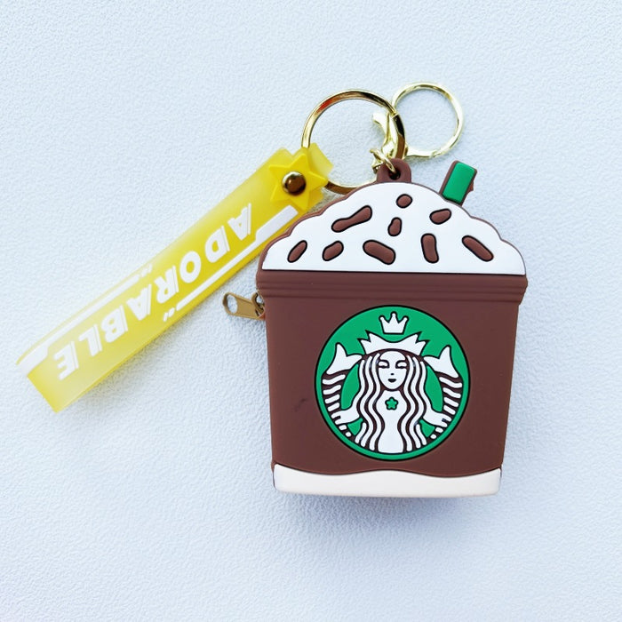 Wholesale Creative Coffee Cup Keychain JDC-KC-WuYi006