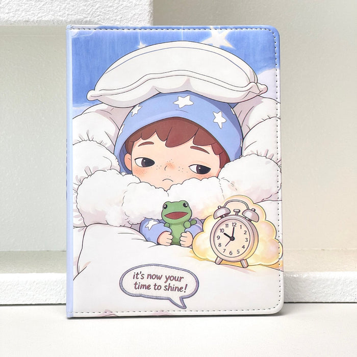 Wholesale Stylish Faux Leather A5 Notebook Printed Diary with Full-Color Pages