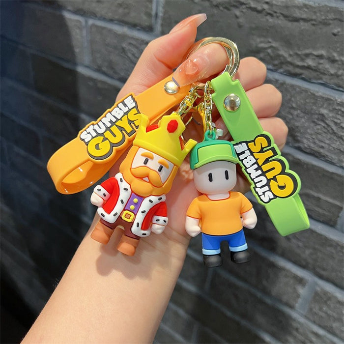 Wholesale Cartoon Game PVC Soft Glue Keychain JDC-KC-JinB029