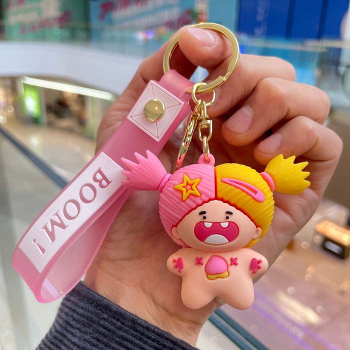 Wholesale Keychain Cute Doll Backpack Pendant Car Keychain Pendant