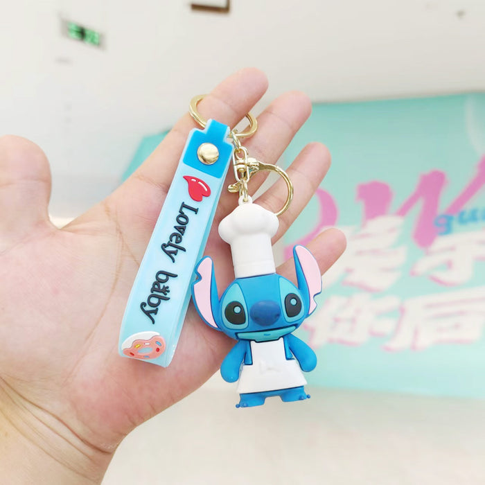 Wholesale Cartoon Doll Keychain Pendant Cute Couple Bag Pendant Keychain JDC-KC-HuJian007