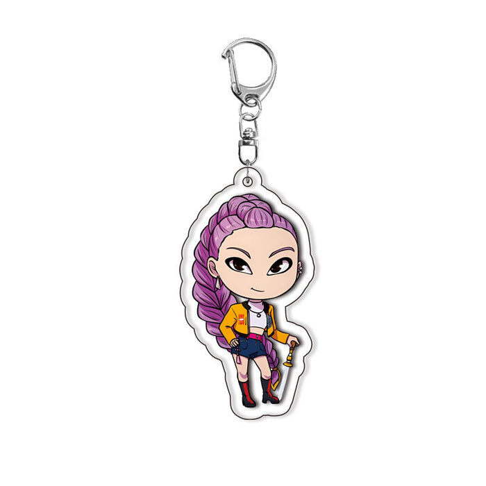 Wholesale Acrylic keychains,  anime-related backpack accessories