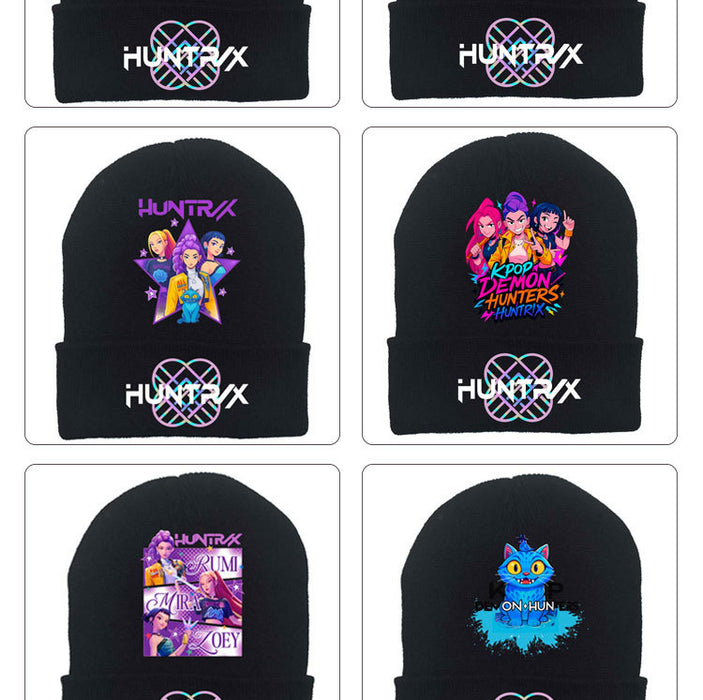 Wholesale KPOP cartoon merchandise winter warm hat