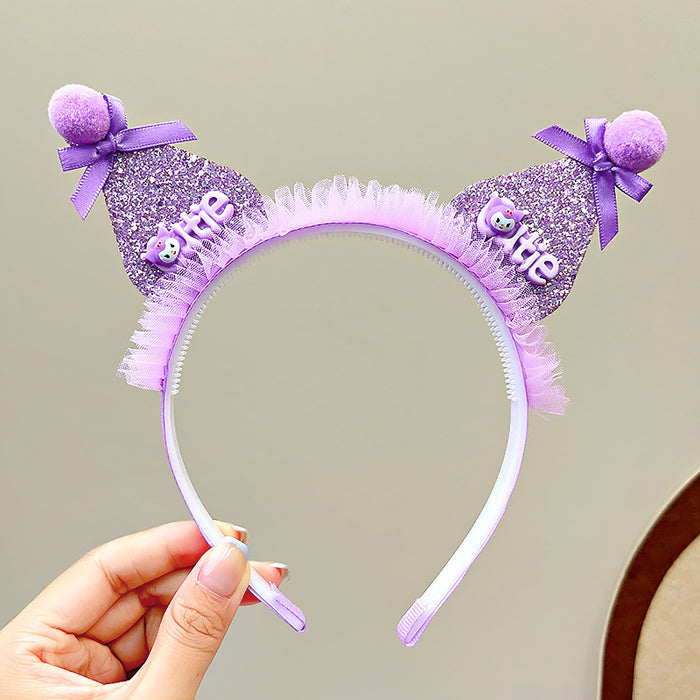 Wholesale 3D Ear Bow Fabric Headband JDC-HD-HengX004