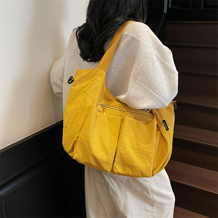 Wholesale Canvas Women Bag Large Capacity Shoulder Bag  Dumpling