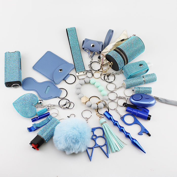 Wholesale Multifunctional Metal Keychain 21-piece Set JDC-KC-TouMS036