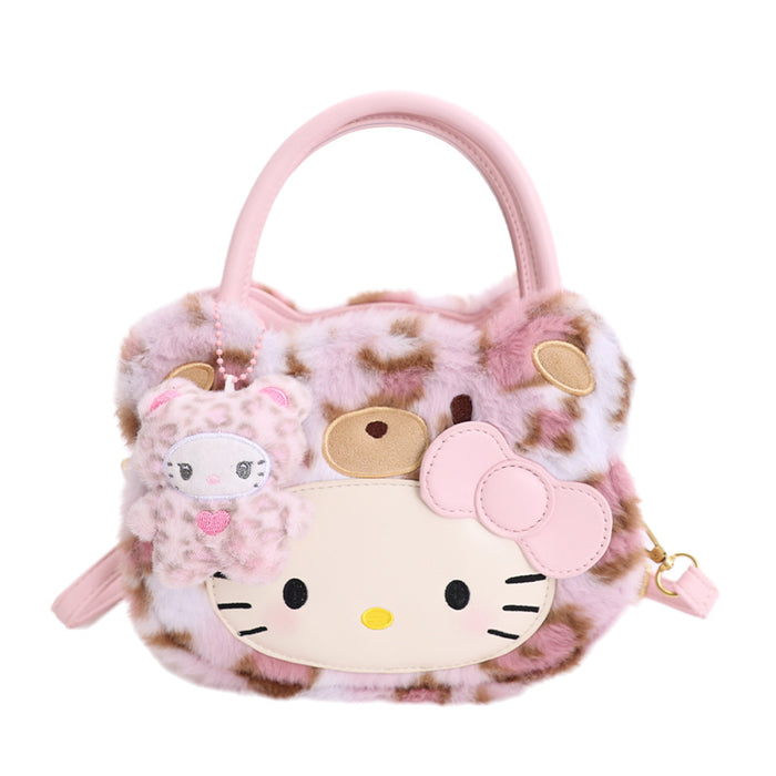 Wholesale Cute cartoon leopard print f crossbody shoulder bags