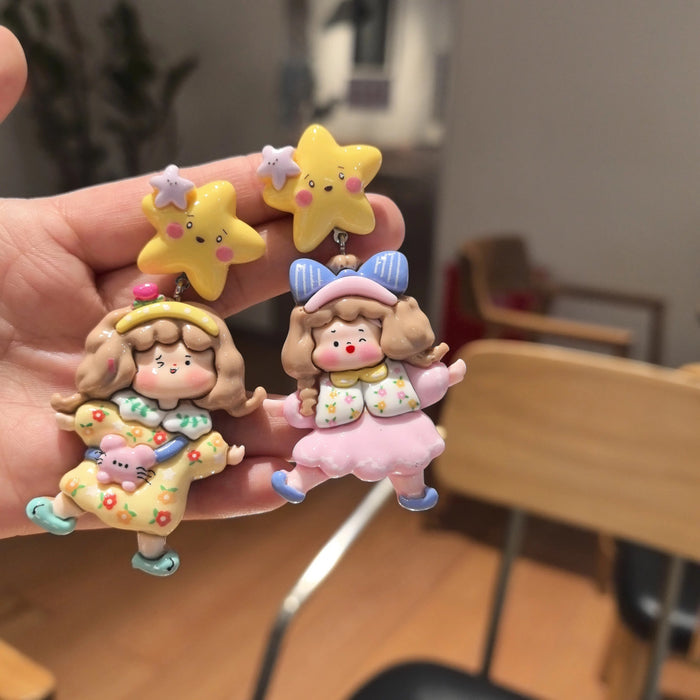 Wholesale Hand-made silver needle niche designer cute