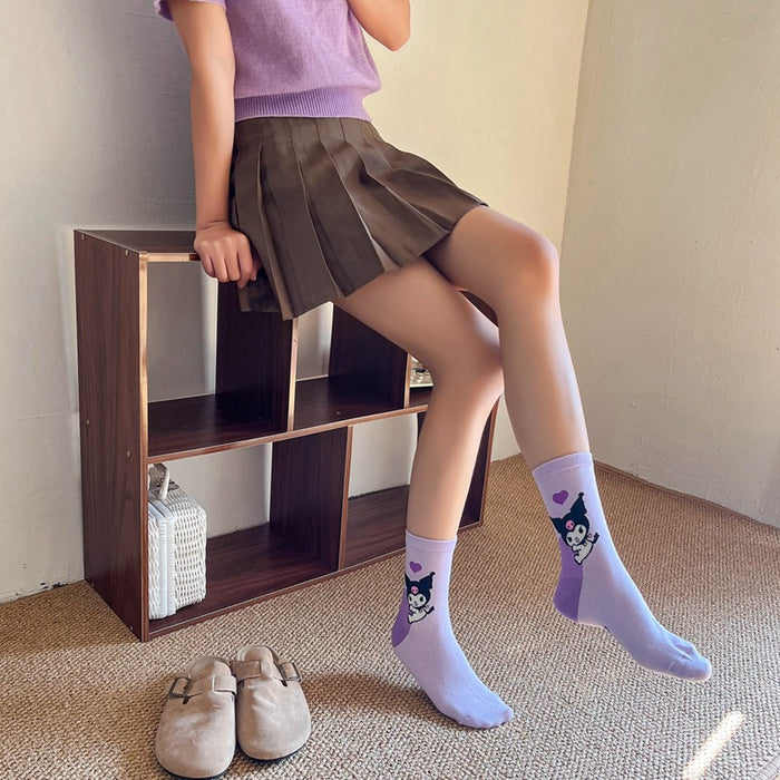 Wholesale Socks Children Cartoon Medium Tube Women's Socks Long Tube Socks