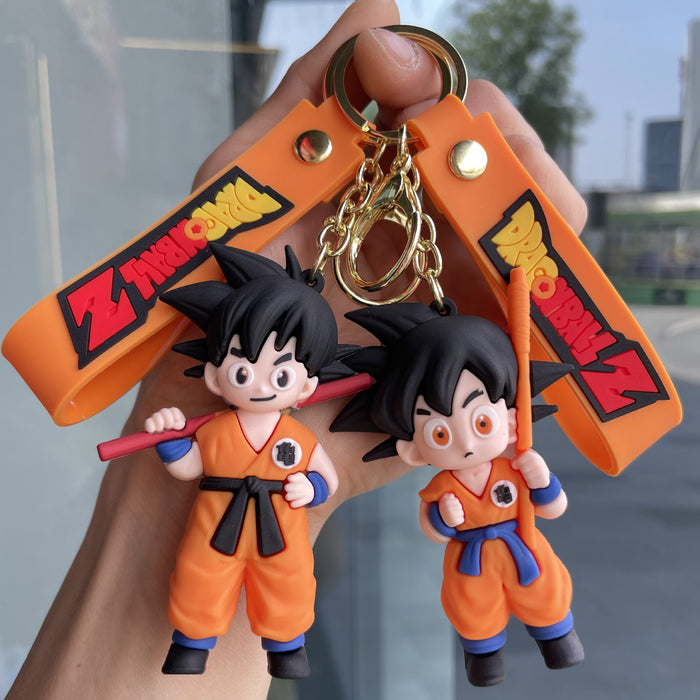 Wholesale Keychain Cartoon Doll Car Keychain Pendant Bag Pendant Baby Grabber Small Gift