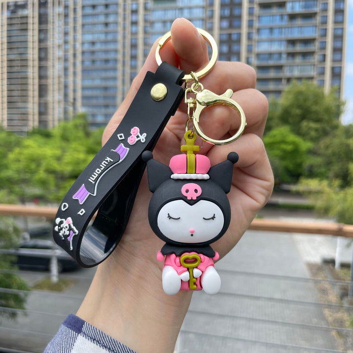 Wholesale Keychain Soft Rubber Cute Doll Car Keychain Backpack Pendant