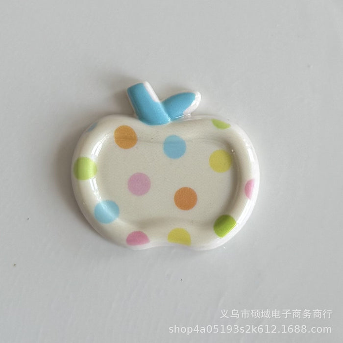 Wholesale Cute Candy Cream Polka Dot Plaid Apple Hairpin Ghost Girl Soft Cute Side Clip Hair Accessories Hairpin