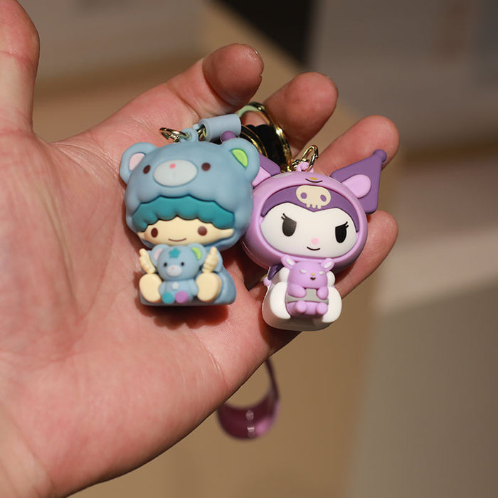 Wholesale Cartoon Doll Silicone Keychain JDC-KC-NiuTe001