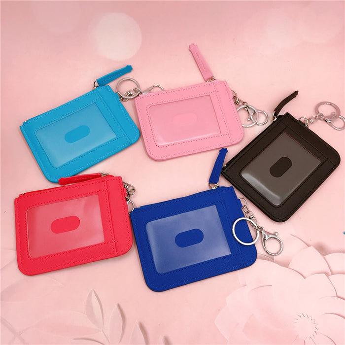 Wholesale PU Cartoon Printing with Key Ring Card Holder Coin Purse JDC-WT-YaLL018