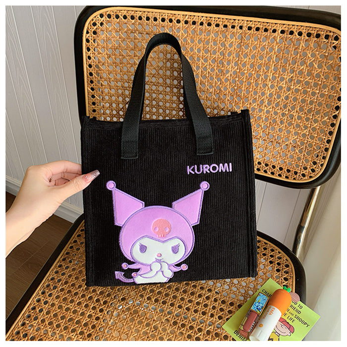 Wholesale Corduroy Cartoon Handy Cosmetic bag JDC-CB-Lihong001