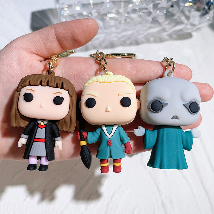 Wholesale Anime Silicone Cartoon Pendant Bag Pendant Keychains