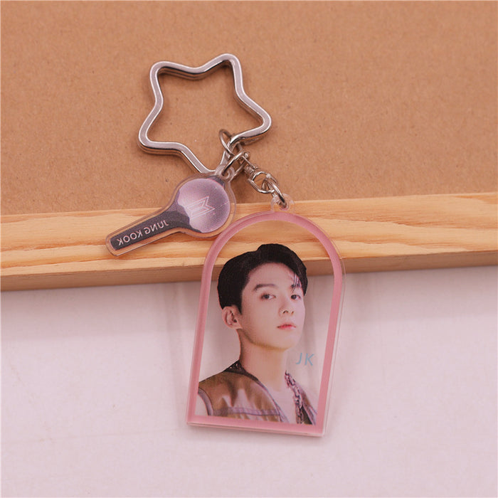 Wholesale Creative KPOP Acrylic Keychain JDC-KC-SuBo004