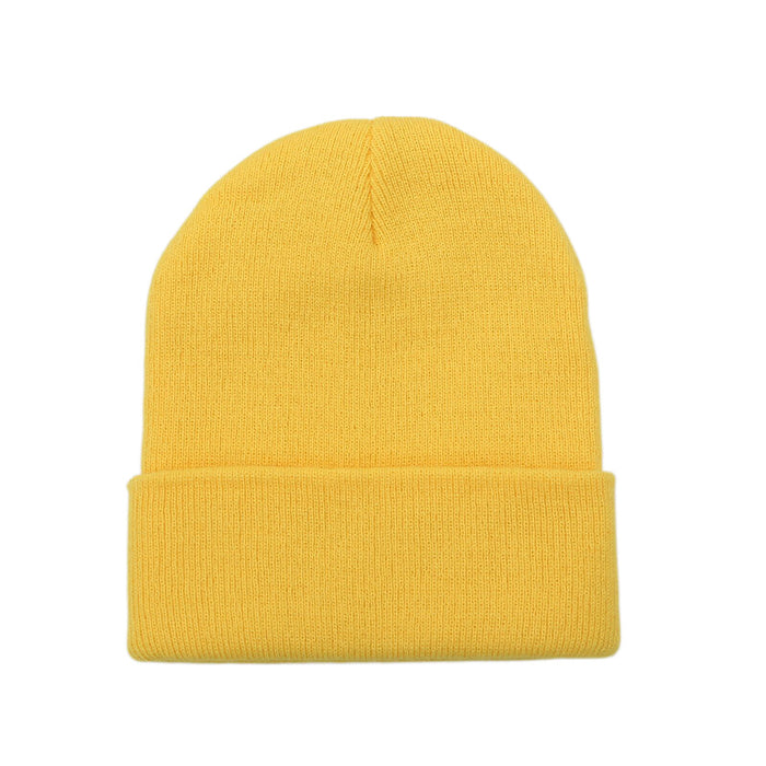 Wholesale Solid Color Acrylic Knitted Beanie JDC-FH-Kamie008