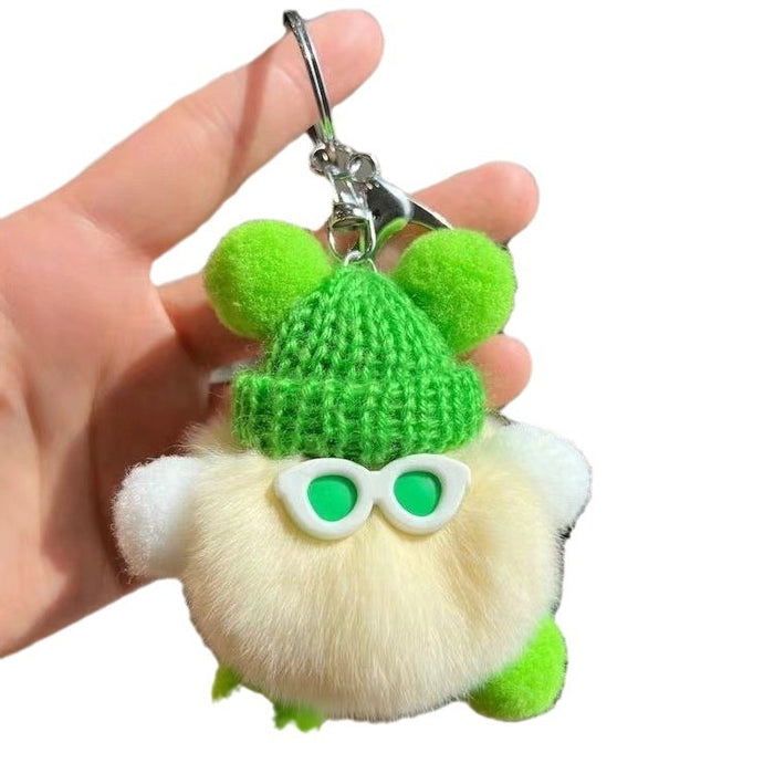 Wholesale  Coal Ball Bag Pendant  Doll Cartoon Car Keychain