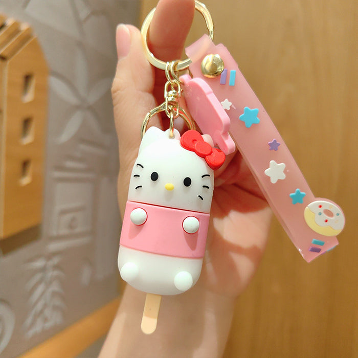 Wholesale PVC Cartoon Popsicle Keychain JDC-KC-Aile013