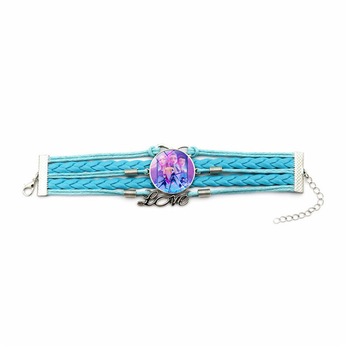 Wholesale K-POP Bracelet for Women,  Anime Cartoon Merchandise Leather Accessories