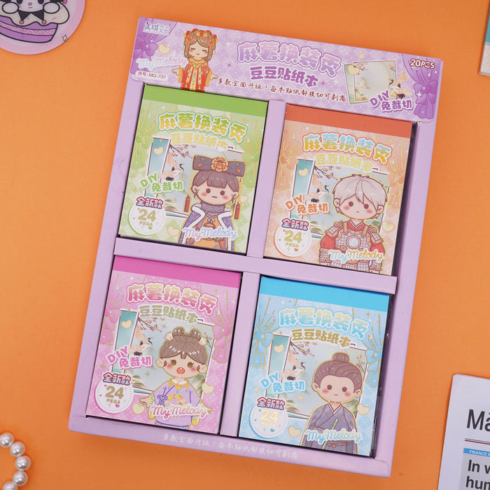 Wholesale Dress up sticker book sticker book for elementary school students